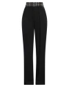 Elisabetta Franchi Woman Pants Black Size 8 Polyester, Glass, Metal