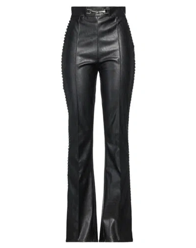 Elisabetta Franchi Woman Pants Black Size 8 Polyester, Polyurethane In Black