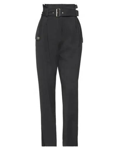 Elisabetta Franchi Woman Pants Black Size 8 Viscose, Virgin Wool, Elastane In Black