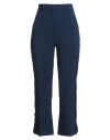Elisabetta Franchi Woman Pants Blue Size 10 Polyester, Elastane