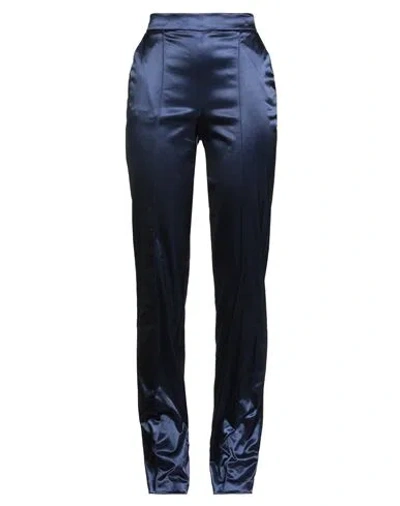 Elisabetta Franchi Woman Pants Blue Size 4 Polyamide, Elastane