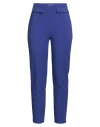 Elisabetta Franchi Woman Pants Blue Size 8 Polyester, Elastane
