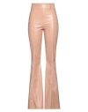 Elisabetta Franchi Woman Pants Blush Size 6 Polyester, Polyurethane Coated In Pink