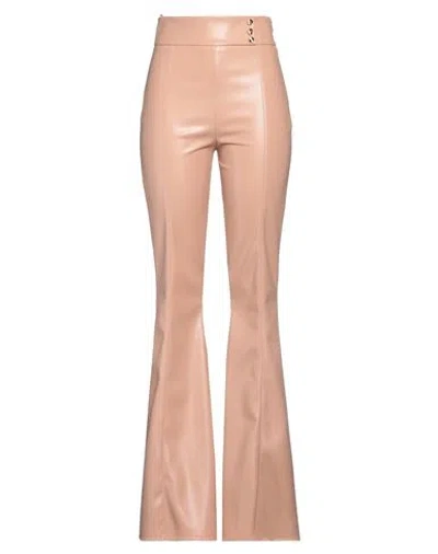 Elisabetta Franchi Woman Pants Blush Size 6 Polyester, Polyurethane Coated In Pink