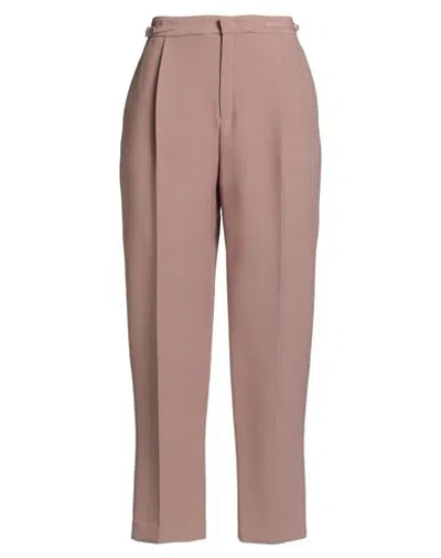 Elisabetta Franchi Woman Pants Blush Size 8 Wool, Viscose, Silk In Pink
