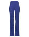 Elisabetta Franchi Woman Pants Bright Blue Size 8 Polyester, Elastane