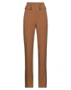 Elisabetta Franchi Woman Pants Brown Size 8 Polyester, Elastane