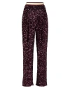 Elisabetta Franchi Woman Pants Burgundy Size 4 Polyester In Brown