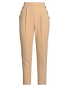 Elisabetta Franchi Woman Pants Camel Size 12 Polyester