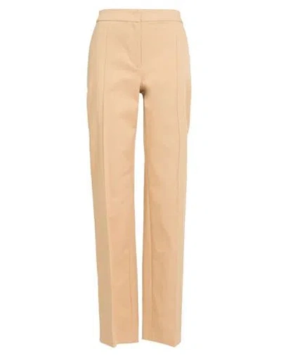 Elisabetta Franchi Woman Pants Camel Size 4 Cotton, Elastane