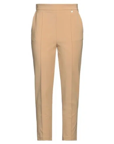 Elisabetta Franchi Woman Pants Camel Size 8 Polyamide, Elastane In Beige