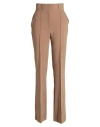Elisabetta Franchi Woman Pants Camel Size 8 Polyester, Elastane In Beige