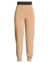 Elisabetta Franchi Woman Pants Camel Size 8 Viscose, Polyamide, Elastane In Neutral