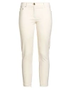 Elisabetta Franchi Woman Pants Cream Size 10 Polyamide, Elastane In Neutral