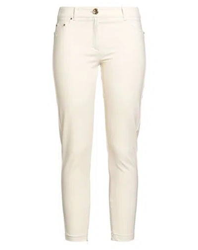 Elisabetta Franchi Woman Pants Cream Size 10 Polyamide, Elastane In Neutral