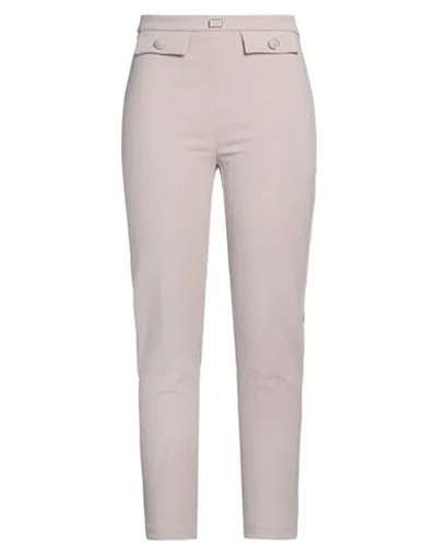Elisabetta Franchi Woman Pants Taupe Size 6 Polyester, Elastane In Grey