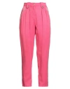 Elisabetta Franchi Woman Pants Fuchsia Size 26 Lyocell, Polyester In Neutral