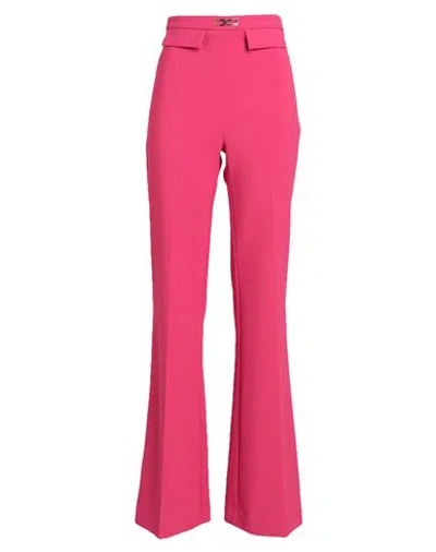 Elisabetta Franchi Woman Pants Fuchsia Size 6 Polyester, Elastane In Pink
