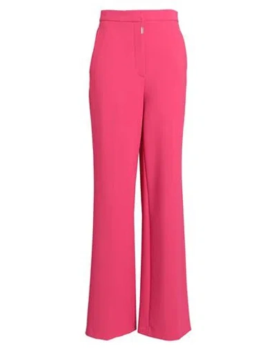 Elisabetta Franchi Woman Pants Fuchsia Size 8 Polyester, Elastane In Pink