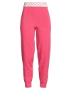 Elisabetta Franchi Woman Pants Fuchsia Size 8 Viscose, Polyamide, Elastane In Pink