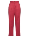 Elisabetta Franchi Woman Pants Garnet Size 4 Lyocell In Red