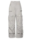 Elisabetta Franchi Woman Pants Grey Size 28 Cotton, Elastane