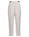 Elisabetta Franchi Woman Pants Grey Size 6 Wool, Viscose, Silk In Grey