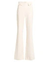 Elisabetta Franchi Woman Pants Ivory Size 2 Polyester, Elastane In White