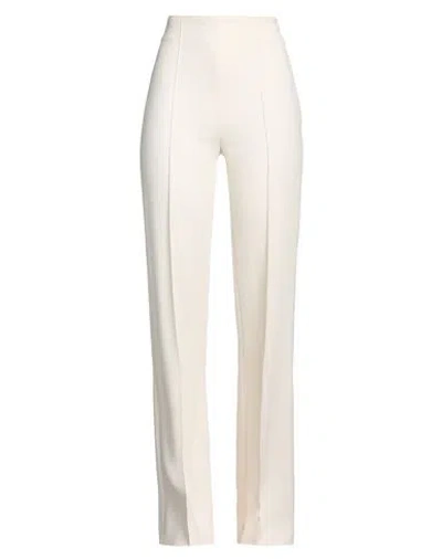 Elisabetta Franchi Woman Pants Ivory Size 4 Viscose, Elastane In White