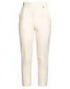Elisabetta Franchi Woman Pants Ivory Size 6 Polyamide, Elastane In Neutral
