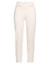 Elisabetta Franchi Ecrù Slim Fit Trouser In White