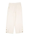 Elisabetta Franchi Woman Pants Ivory Size 6 Polyester In White