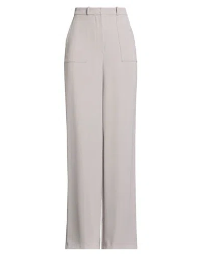 Elisabetta Franchi Woman Pants Light Grey Size 4 Polyester In Gray