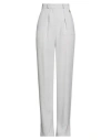 Elisabetta Franchi Woman Pants Light Grey Size 6 Polyester In Gray