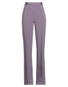 Elisabetta Franchi Woman Pants Mauve Size 10 Polyester, Elastane In Purple