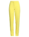 Elisabetta Franchi Woman Pants Lilac Size 6 Polyester In Yellow