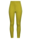 Elisabetta Franchi Woman Pants Lime Green Size 6 Polyester, Elastane