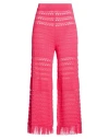 Elisabetta Franchi Woman Pants Magenta Size 4 Viscose, Polyester In Red