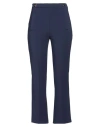 Elisabetta Franchi Woman Pants Midnight Blue Size 10 Polyester, Elastane