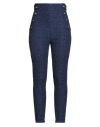 Elisabetta Franchi Woman Pants Navy Size 6 Cotton, Viscose, Polyamide In Blue