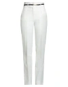 Elisabetta Franchi Woman Pants Off White Size 10 Polyester, Elastane In White