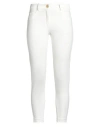 Elisabetta Franchi Skinny-leg Cropped Trousers In Off White