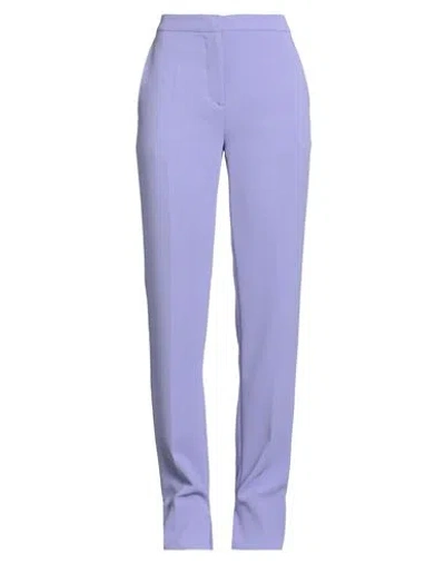 Elisabetta Franchi Woman Pants Purple Size 8 Polyester