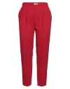 Elisabetta Franchi Woman Pants Red Size 12 Polyester