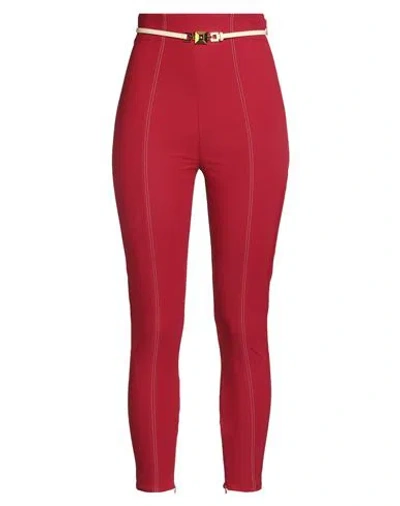 Elisabetta Franchi Woman Pants Red Size 4 Polyamide, Elastane
