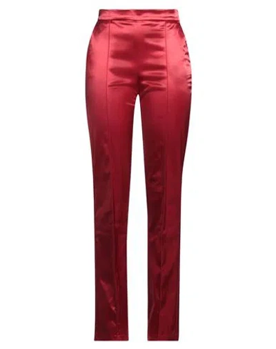 Elisabetta Franchi Woman Pants Red Size 6 Polyamide, Elastane