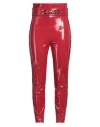 Elisabetta Franchi Woman Pants Red Size 6 Polyester, Elastane