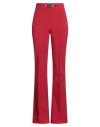 Elisabetta Franchi Woman Pants Red Size 8 Polyester, Elastane