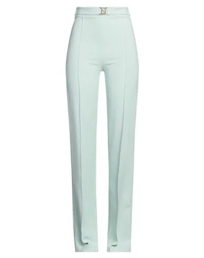 Elisabetta Franchi Woman Pants Sage Green Size 4 Polyester, Elastane In Multi
