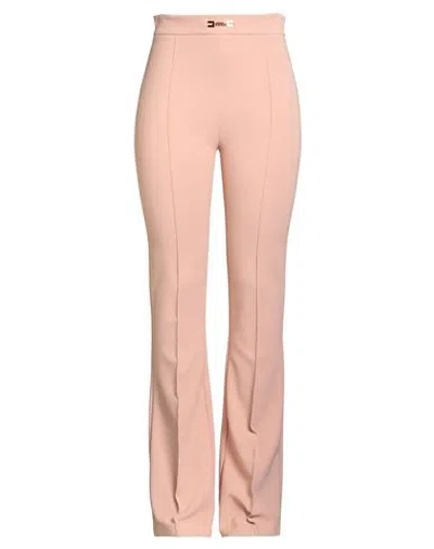 Elisabetta Franchi Woman Pants Salmon Pink Size 10 Polyester, Elastane